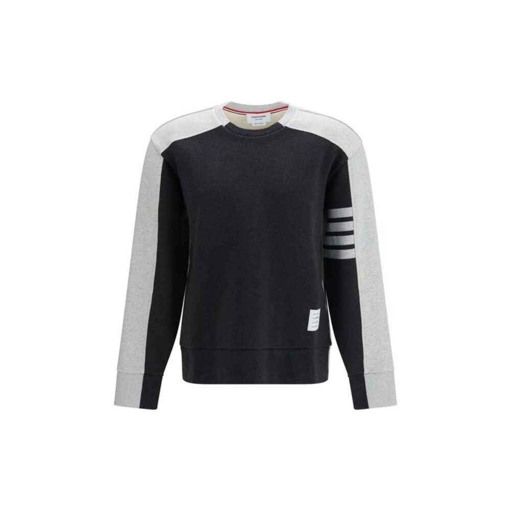 Thom Browne Gray Cotton Men's Sweatshirt